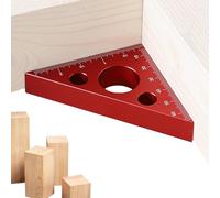 WOOD CORA PICTURES - 3 Inch Height Gauge Triangle Ruler | 45/90 Degree Triangle Height Gauge Metric Scale Triangle Height Gauge / Carpi Square Inch