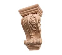 Wood Corbels Wood Wardrobe Decorative Corbel Applique Stigma Carved Shavings Wedding Decoration Miniaturas Craft Home Decor(Color9)