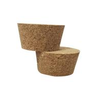 Wood Cork Stoppers， Wood Cork Plug Pack of 2 Diameter 88-105mm for Essential Oil Glass Bottles Multiple Sizes(110x90x30mm)