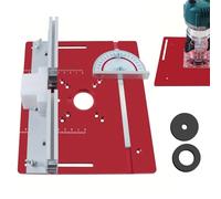 Wood Cutter Insert Plate, Milling Table Insert Plate - Woodworking Benches Precise Table Router Woodworking, Smooth Sliding Trim Engraving Table Trim Milling Plate for Home Studio