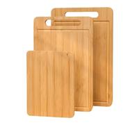 Wood Cutting Board - Thick Healthy Kitchen Chopping Board | Multi-Size/Wood Boards for Meat, Veg, Fruit & Bread, Vertical & Overhead Placement, Durable Home Cooking