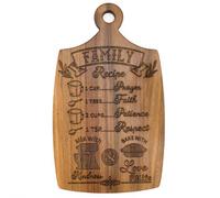 Wood Cutting Board with Handle Vintage Charcuterie Boards Cheese Serving Platter for Meat, Bread, Vegetables & Fruits 7.1x14 Inch, Wooden Cutting Board with Handle