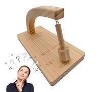 Wood Decision Maker - Desk Tabletop Game Toy, Wooden Pendulums | Wooden Decisions Maker Spherical Pendulum, Decision Maker Desk Toy for Making Decisions partys Games Women Men Parties Fun