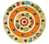 Wood Decoration 3 Birthday Rings Dinosaurs In Set LxWxH 215x10x215mm New
