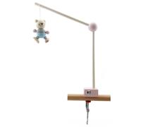 Wood Decoration Mobile Holder Pink LxWxH 270x45x440mm New Wooden Mobile Baby Toy
