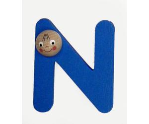 Wood Decoration Wooden Letter N Wxhxd 60x18x70mm New Toy Alphabet Learning