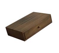 Wood Desk Box with Multiple Compartments Practical Wooden Desktop Organiser for Bookshelf or Countertop Display Wooden Offices Planner