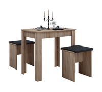Wood dining group table group Esal L 75x80x50 - VCM