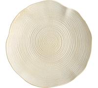 Wood Dish 39 Grey/Cream