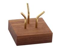 Wood Display Base For Gemstones Artistic Fossils Rock Collection Geodes Holder Mineral Stand Home Decoration Exhibition Display Stand