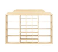 Wood Display Case For Toy Car Diecast Car Matchbox Collection Rack Wall Mounted