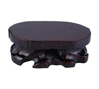 Wood Display Stand Wooden Plinth Bonsai Pedestal Teapot Pedestal Tray Ornament Display Base for Home Office Decoration