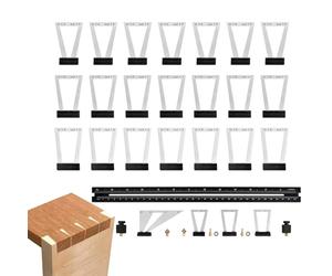 Wood Dovetail Tool, Wood Joints Dovetail Marking Jig, Aluminum Alloy Precise Guid, Joint Making Tool for Factory, Studio