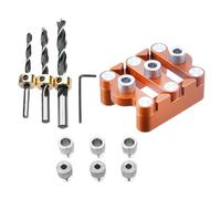 Wood Dowel Drill Guide | Joints Tool Straight Holes Wood Puncher,Handheld Drill Guide Centering Doweling Jig Multifunctional Tool for Adults Beginners Carpenters Enthusiasts