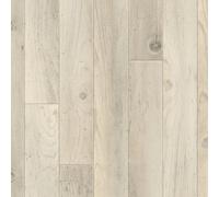 Wood Effect Cream Anti-Slip Vinyl Flooring For Livingroom, Kitchen,2.8mm Thick Cushion Backed Vinyl Sheet-7M(23') X 4M(13'1")-28M²