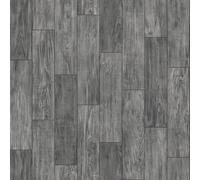 Wood Effect Cushioned Vinyl Flooring Waterproof Felt Back Slip Resistant Vinyl Floor Covering Oak Plank Kitchen Bathroom Hallway Living Room 2m 3m 4m Wide