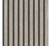 WOOD EFFECT WALLPAPER - PANELS SLATS WHITE WASHED DISTRESSED LOGS PLANKS RUSTIC