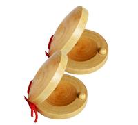 Wood Eggs Shaker Hand Percussion Musical Instruments Toy Finger Castanets For Kids Music Parties Easy To Play Wood Eggs