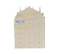 Wood Eid Countdown Calendar with LED Lighting and 30 Small Drawers for Muslims
