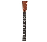 Wood Electric Guitar Neck 22Frets Rosewood Fingerboard with Trapezoidal Inlay Finish Comfortable Playing for Gibson Les Paul LP