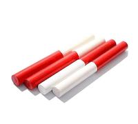 Wood Field Track Relay Events Baton, Junior Relay Track Baton, 4 PCS Wood Race Field Running Baton Relay Stick for Outdoor Athletics Sport Game Tool, Red White