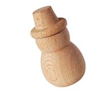 Wood Figures for Painting and Snowman Figure Unpainted Christmas Tree Ornament Craft Supplies Figures for Painting and Christmas Tree Ornament Snowman Figure