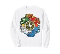 Wood Fire Earth Metal Water For Qigong Elements Chi Kung Fan Sweatshirt