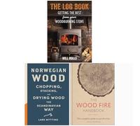 Wood Fire Handbook [hardcover], Norwegian Wood [hardcover] and Log Book 3 Books Collection Set