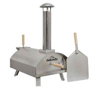 Wood-Fired Pizza Oven 14" 380°C Portable - Stainless Steel [EEK: N/A]