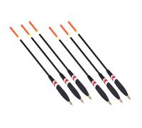 Wood Fishing Floats 6pcs Long-range Bobbers for Stream