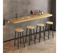 Wood Floating Writing Desk Wall Mounted Folding Dining Table Kitchen Table Foldable Wall Table Computer Desk For Offices Bedrooms Study Rooms Restaurants Foldable Storage Design.