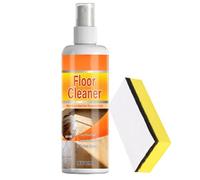 Wood Floor Cleaner Spray - Stain Remover, 100ml Scented Multi Cleaning Solution | Grease Grime Laminate, Marble Hardwood Tile, Shine Care Kit, Including Microfiber Polishing Cloth for Home, Ba