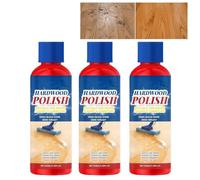 Wood Floor Polish and Restorer, High Gloss Shine Finish, Quick Dry Floor Care Solution for Hardwood, Laminate, Vinyl, Tile, Bamboo, Terracotta and Furniture Surfaces (3pcs)