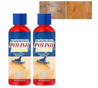 Wood Floor Polish and Restorer, High Gloss Shine Finish, Quick Dry Floor Care Solution for Hardwood, Laminate, Vinyl, Tile, Bamboo, Terracotta and Furniture Surfaces (2pcs)