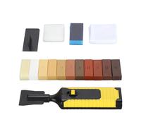 Wood Floor Rep Kit with Colors Hard Wax Filler - Floor Furniture Wax Kit for Scratches, Cks, Holes - Wood Wax Rep Kit for Wooden Floor, Door, Net - Easy Floor Rep Solution