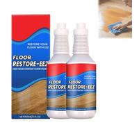 Wood Floor Restorer, 150ml Rejuvenate Flooring Shine Agent, 2Pieces Multisurface Floors Cleaner, Flooring Renewal Shine Maintenance Tool, Protective Floor Polishing for Apartments, Hotels, Dormitories