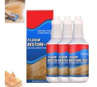 Wood Floor Restorer, 150ml Rejuvenate Flooring Shine Agent, 3Pieces Multisurface Floors Cleaner, Flooring Renewal Shine Maintenance Tool, Protective Floor Polishing for Apartments, Hotels, Dormitories