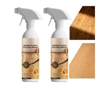 Wood Floor Restorer,High-Solids Wood Floor Cleaner Polish Spray,Fills Scratches, Shines & Protects Floors,Quick-Dry Protective Treatment for Hardwood Laminate Vinyl Bamboo Floors (2PCS)