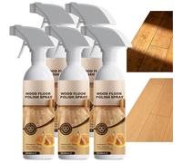 Wood Floor Restorer,High-Solids Wood Floor Cleaner Polish Spray,Fills Scratches, Shines & Protects Floors,Quick-Dry Protective Treatment for Hardwood Laminate Vinyl Bamboo Floors (5PCS)