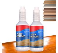 Wood Floor Restorer,Wood Floors Polishing Solution,Flooring Renewal Agent,Floor Restore Solution,Flooring Shine Agent,Floor Maintenance Liquid for Home,Living Room,Bedroom,Kitchen (2 Pcs)