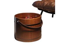 Wood Foot Bath Tub Stress Relief Pedicure Footbath Bucket