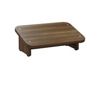 Wood Foot Stool - Non-Slip Step Stool for Kitchen, Bathroom, Office & Entryway - Ergonomic Small Bench with 100kg Capacity, Easy to Carry