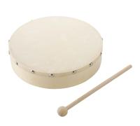 Wood Frame Drums - Foam Nails Handheld Pre Tuned Hand Drum | 25cm Diameter Frame Drum | Framme Drumm with Beater Percussion Instrument for Music Enlightenment Instrument