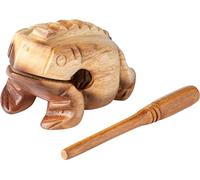 Wood Frog Guiro Instrument for Classroom Music - NOT MADE IN CHINA - Includes Scraper