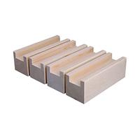 Wood Furniture Risers 10cm Height Adjustable Bed & Desk Elevators Wooden Furniture Support Legs Premium Furniture Boosters Table & Bed Lifters Home Office Solutions