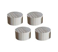 Wood Furniture Risers Adjustable Furniture Legs Soft Furniture Feet Wooden Lifting Devices 6cm Diameter (8cm Height) - Elevate Your Furniture for Comfort and Style