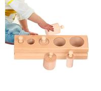 Wood Geometry Kit: Tactile Games to Match Strains, Handle Pillars, Physical Skill Tools, Visual Awareness Exercise | Ni Kindergarten Instructions
