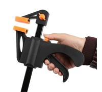 Wood Gluing Pipe Clamp 1pc Woodworking Work Bar F Clamp Speed Squeeze Quick Ratchet Clip DIY Carpentry Hand Tool Gadget Woodworking for Workbench Gluing(6inch)