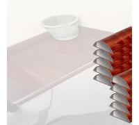 Wood Grain Cable Management Kit - 10 Pcs Self-Adhesive Wire Hider Raceway, Curved Profile Cable Covers for Desk & Wall, 1.2" W x 48" L, Organize & Conceal Cords.