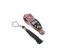 Wood Grain Electronic Hand Counter Having LCD Display - Maneuverable Digital Bead Counter for Meditation Prayer Stress Relief 99999 Count Capacity Pp Material 10 X 4.3 Centimeters(Walnuts)